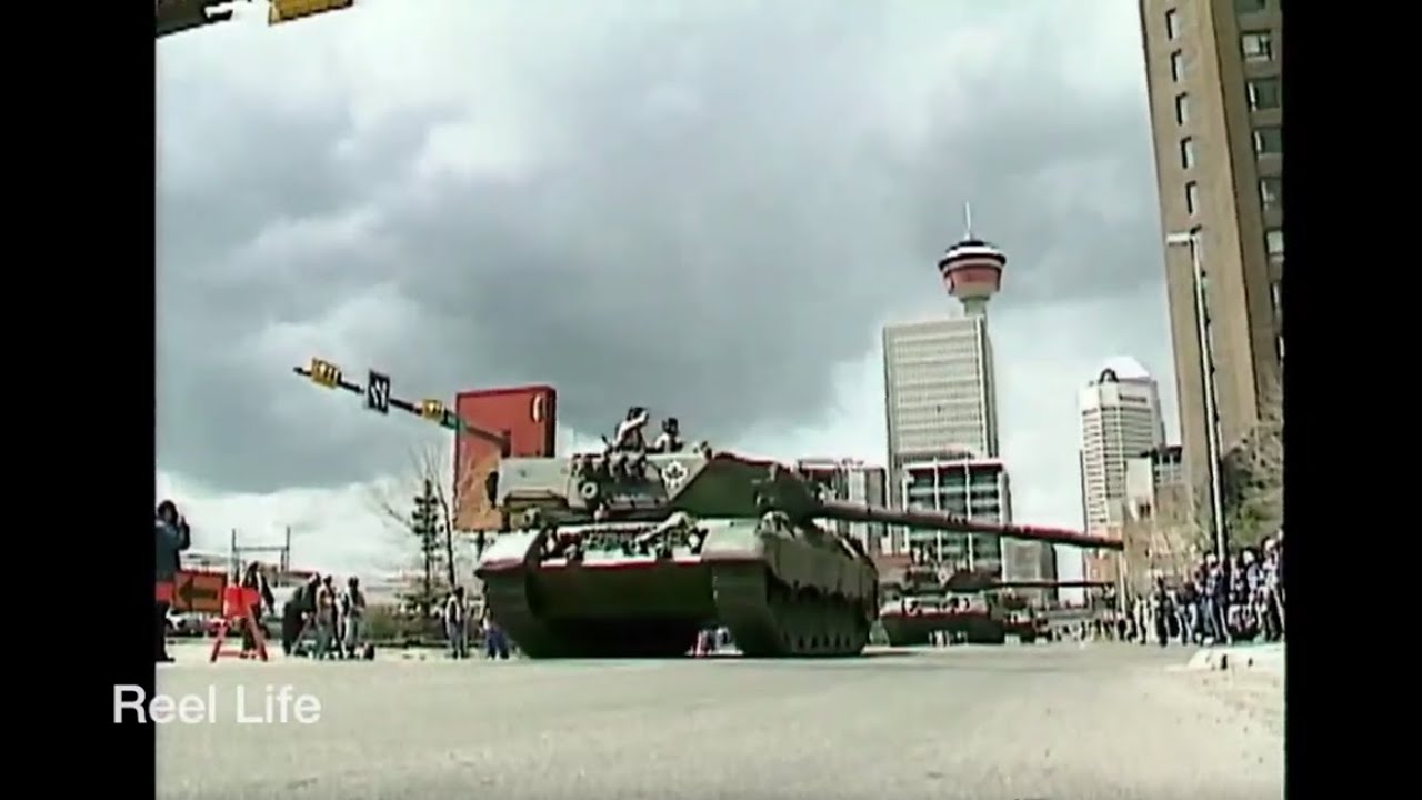 1996, Freedom of the City Parade, LdSH (RC) and 1 Service Battalion, Calgary, Ab