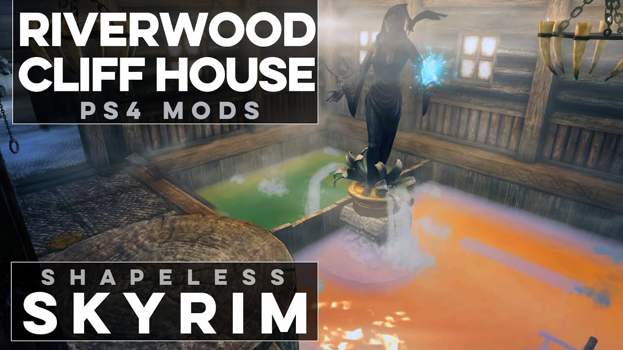 [PS4] Riverwood Cliff House - Shapeless Skyrim PS4 Mods (Ep. 197)