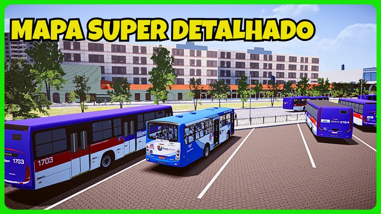 🟢Proton Bus Simulator | Mapa Grande Cidade | Linha 406 | Simulador | Jogo de &Ocirc;nibus P/ Android | PBS