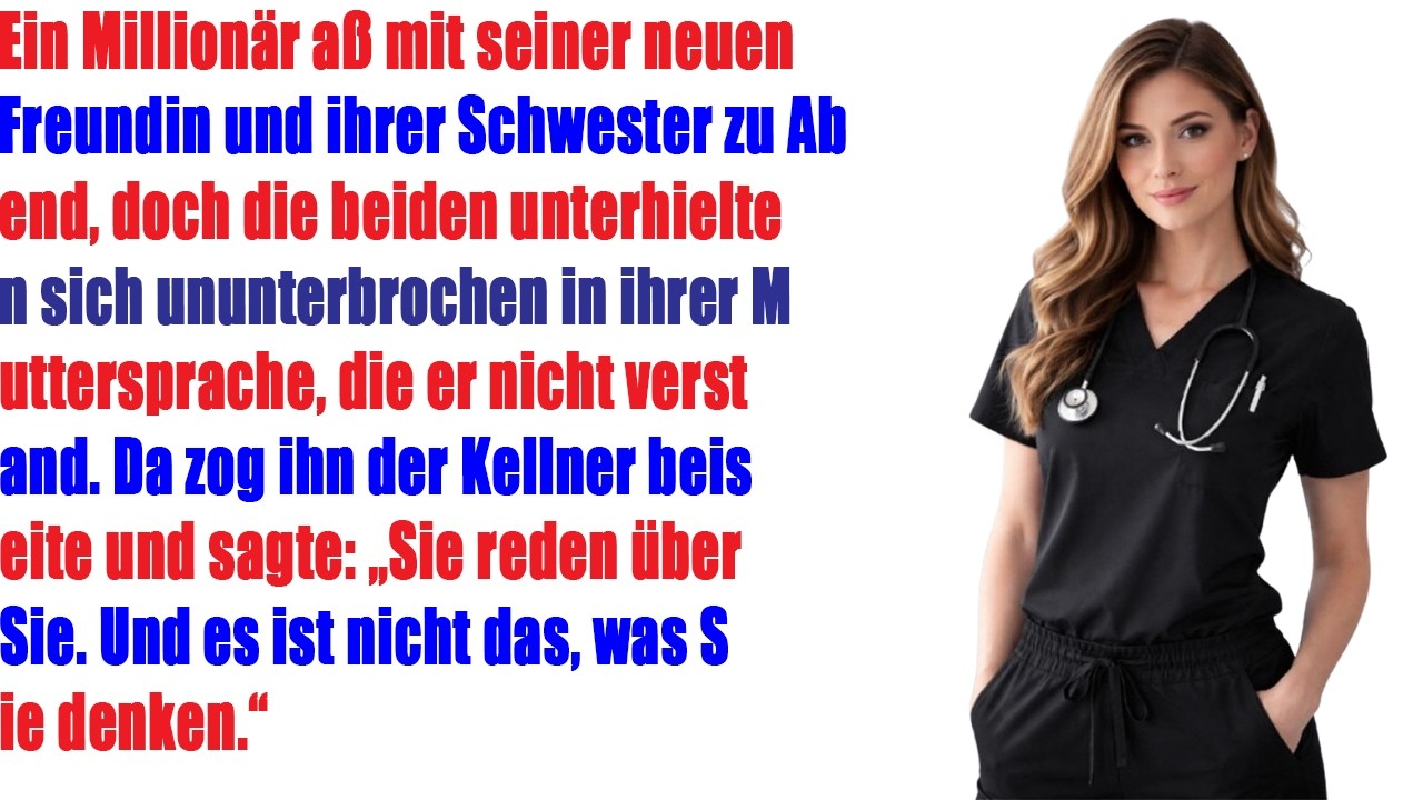 „Milliardär beim Dinner: Seine Freundin und ihre Schwester sprachen nur über...“