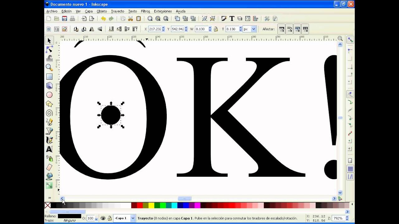 Inkscape #27 - Cómo introducir y modificar textos [3]
