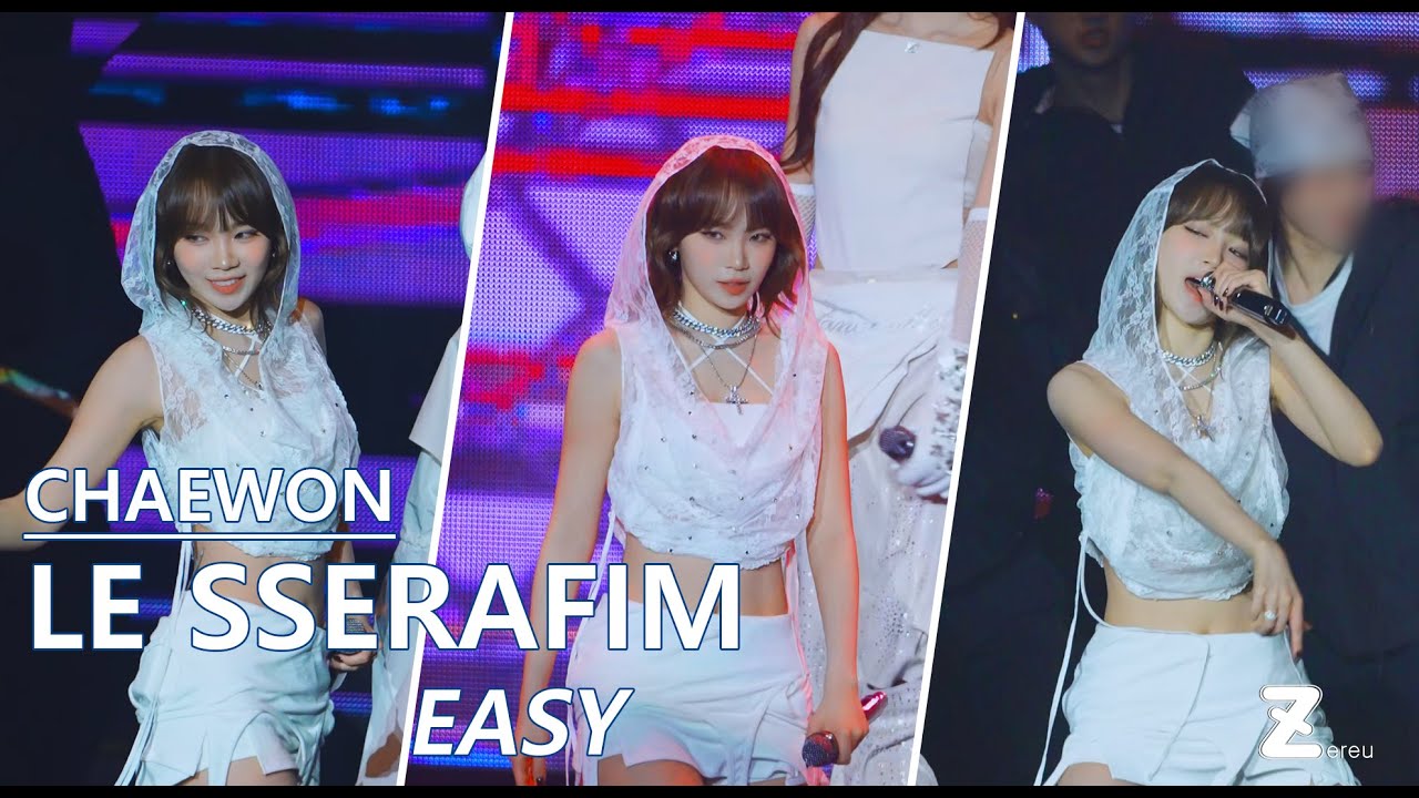 [4K] 250420 LE SSERAFIM 김채원 - EASY | 2025 LE SSERAFIM TOUR - EASY CRAZY HOT