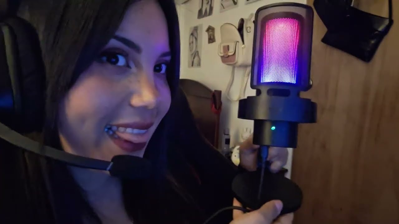 ASMR probando nuevo mic | FIFINE AmpliGame A8 plus ✨️