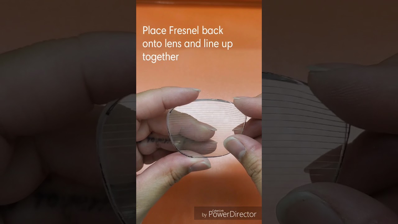 How to Apply Fresnel Prism