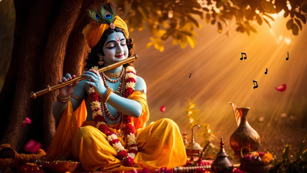 🕉️ KRISHNA MEDITATION MUSIC | 432Hz Divine Flute | Deep Spiritual Healing & Inner Peace 🙏