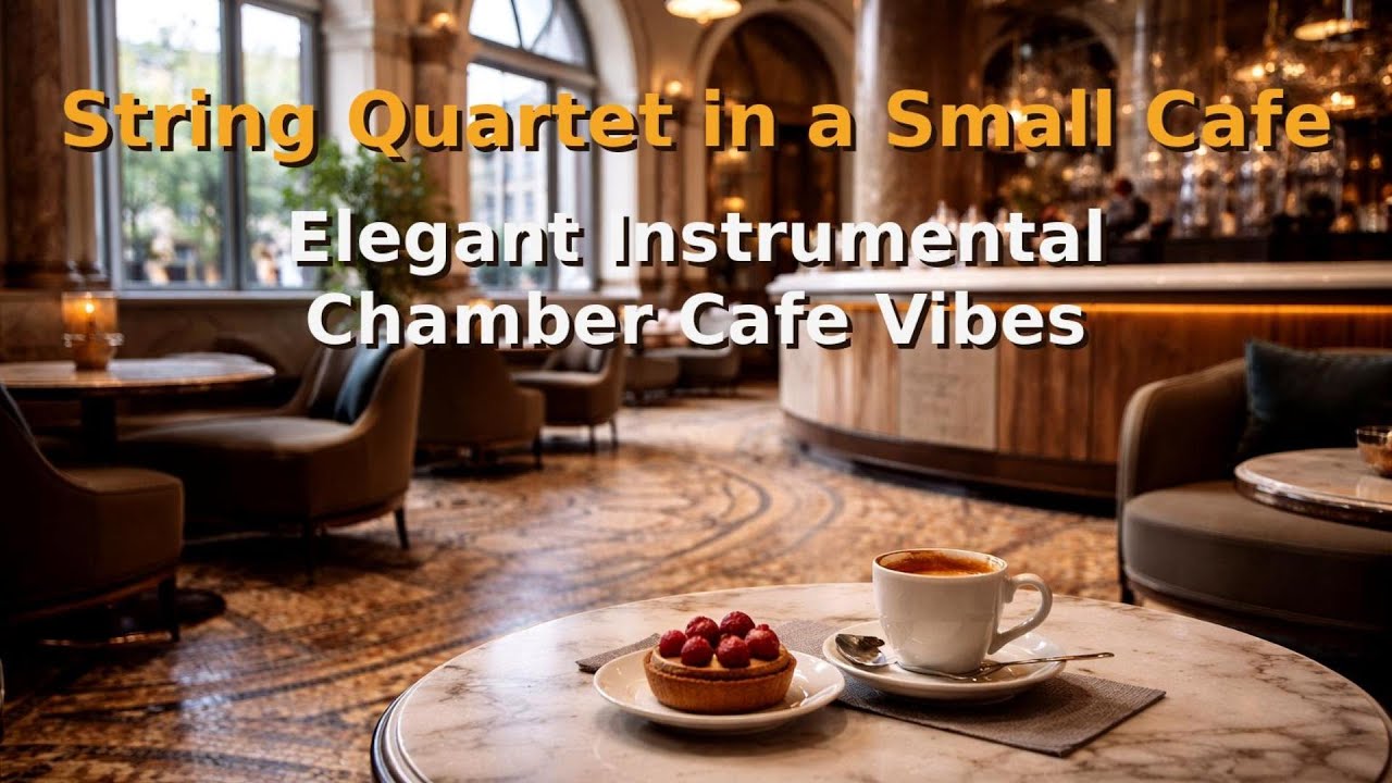 String Quartet in a Small Cafe - Elegant Instrumental  小さなカフェの弦楽四重奏 - 上品インスト