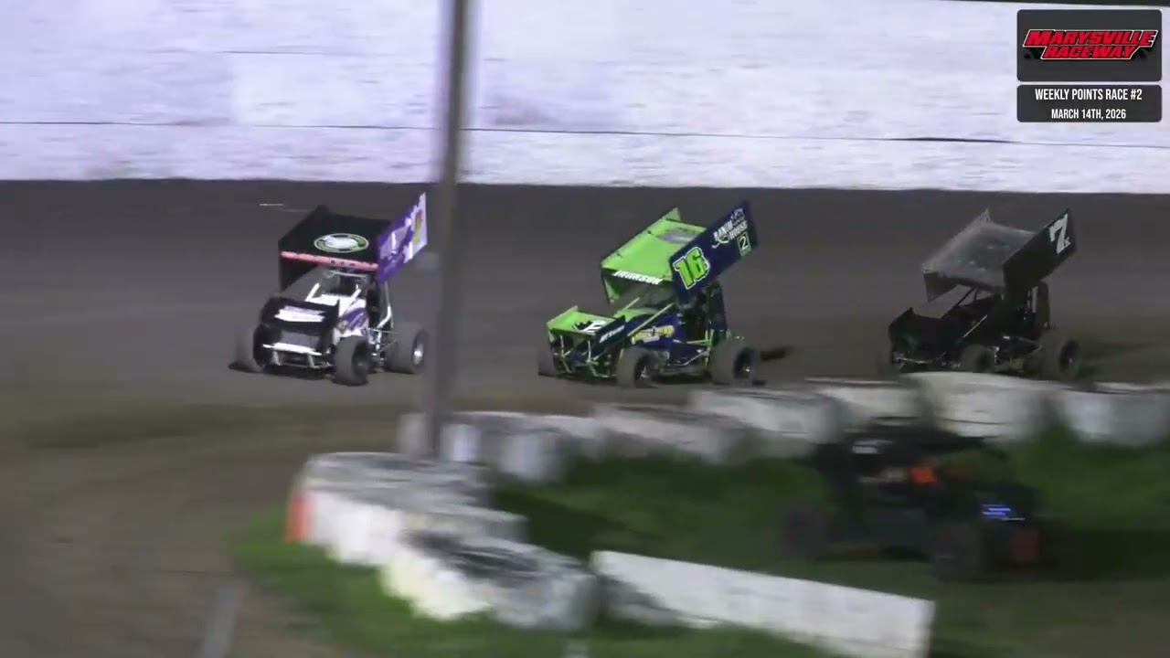 03/14/2026 -- Marysville Raceway --  Crate Sprints Highlights
