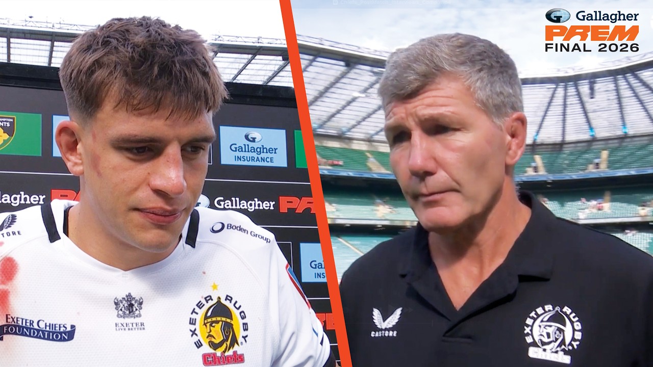 Heartbreak For Exeter Chiefs | Dafydd Jenkins & Rob Baxter React To Gallagher PREM Final