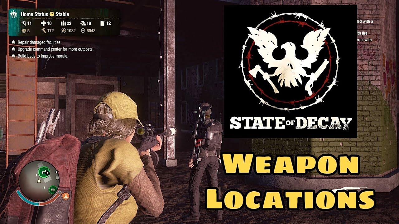 Места расположения скрытого оружия! - Провиденс-Ридж - State of Decay 2