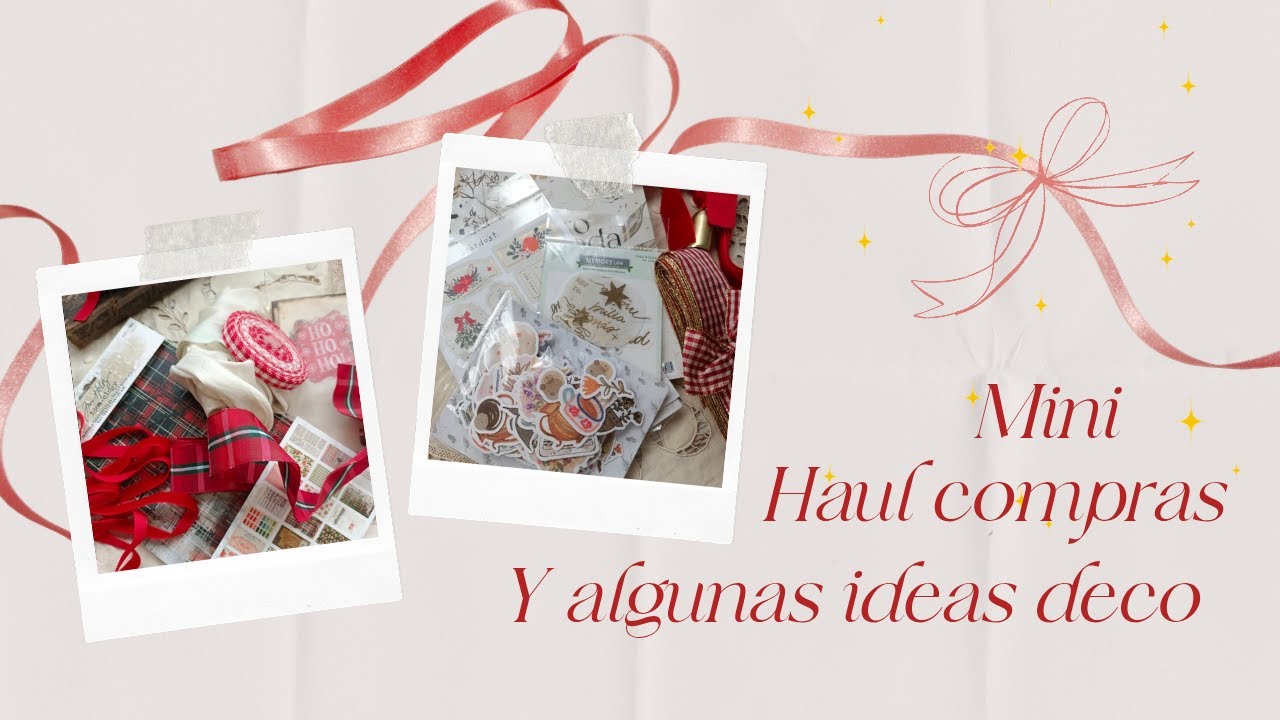 🎄HAUL COMPRAS SCRAP E IDEAS DECO NAVIDAD 🎄