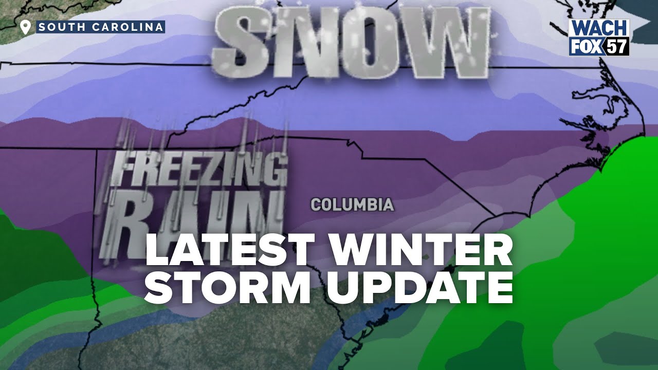 Winter Storm With Sleet, Ice Heads for South Carolina | Jan. 21