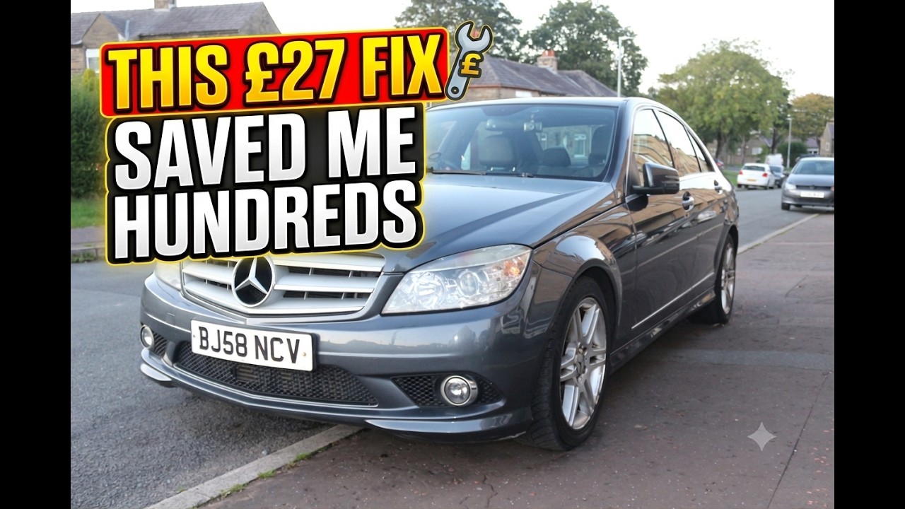 This £27 Fix Saved Me HUNDREDS - 2009 Mercedes-Benz W204 C200 Part 38