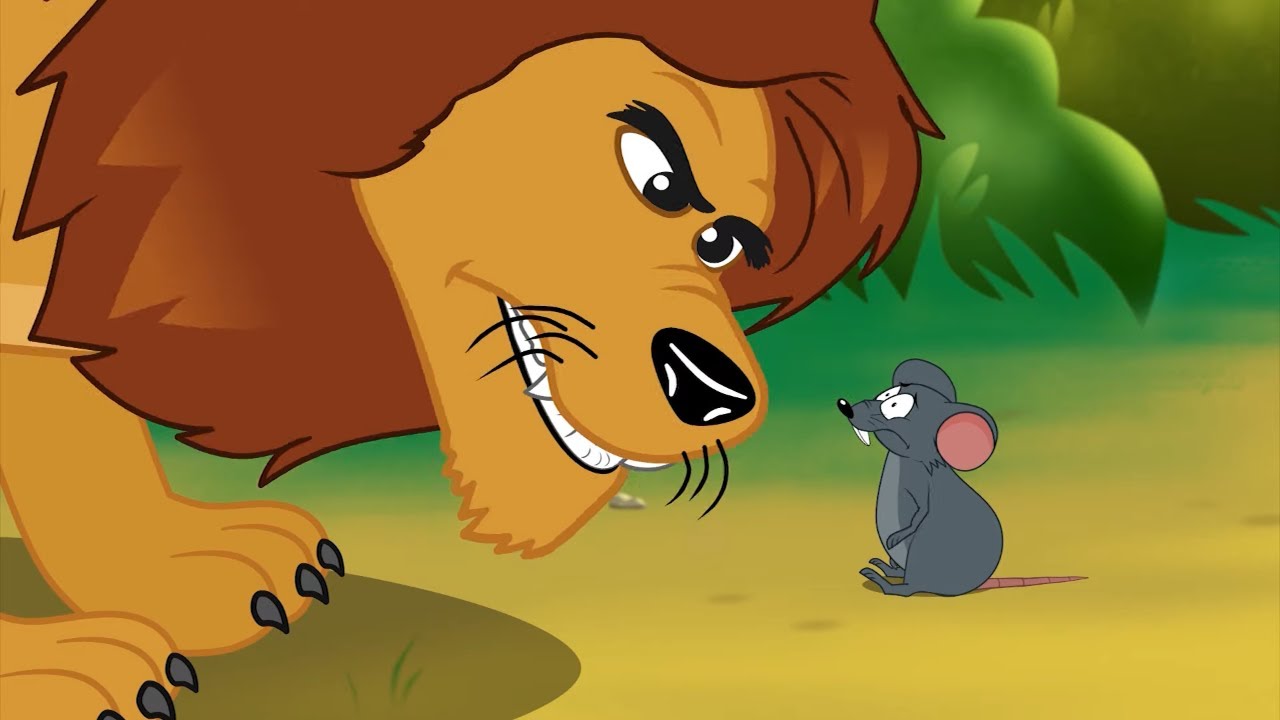 2 M&auml;rchen | Der L&ouml;we und die Maus + der Lebkuchenmann | Gute Nacht geschichte f&uuml;r kinder