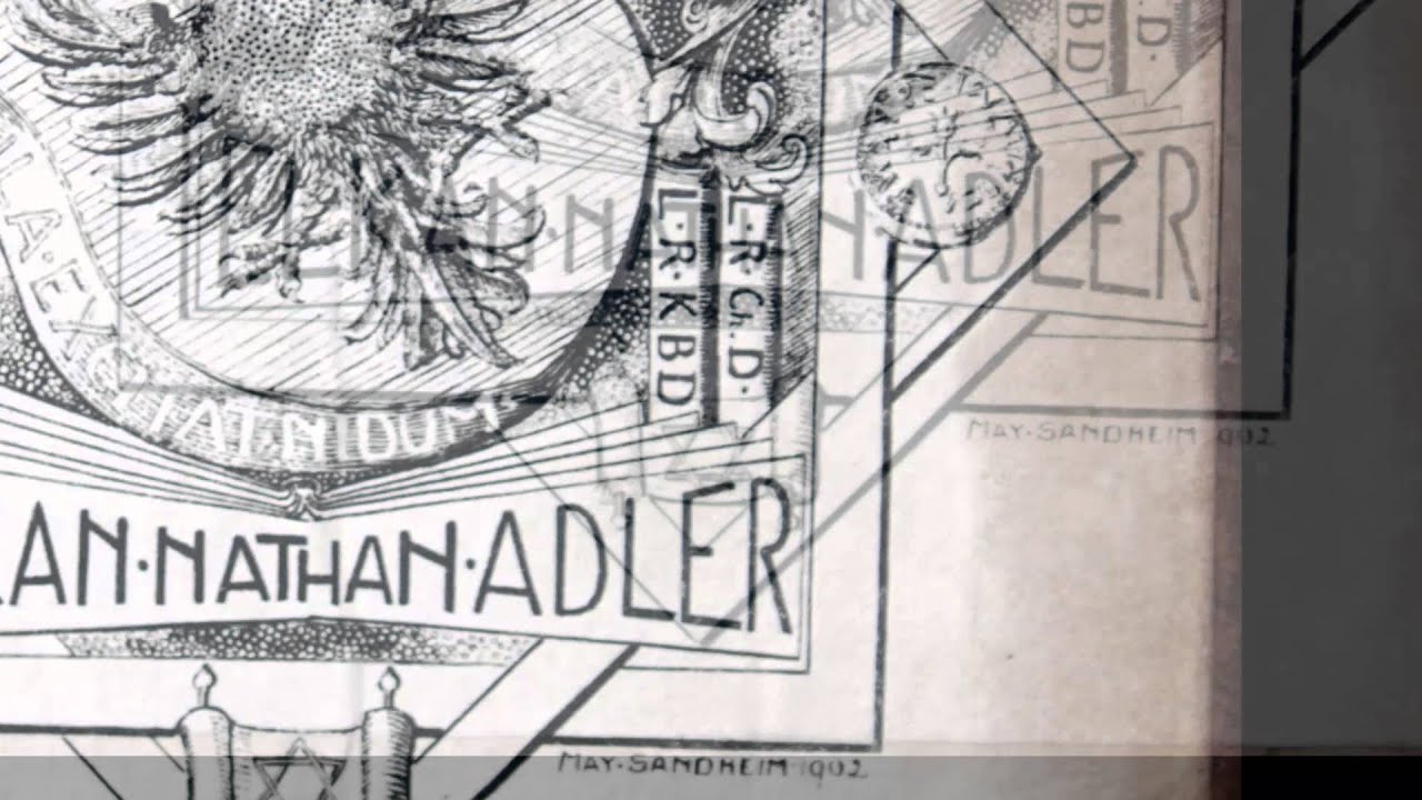 Washington University Libraries&rsquo; Brisman Collection:  Elkan Nathan Adler