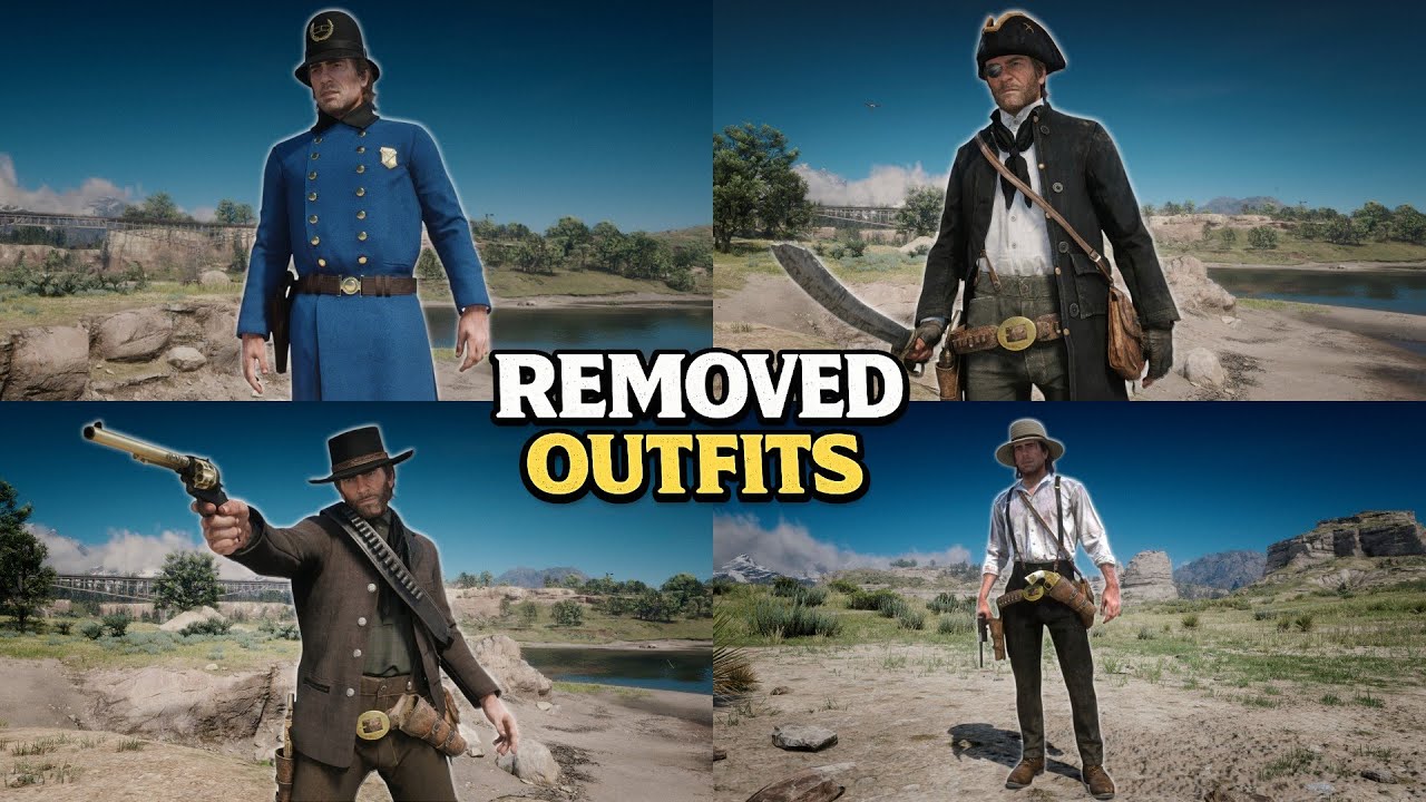 All Removed Arthur Morgan Outfits | Red Dead Redemption 2