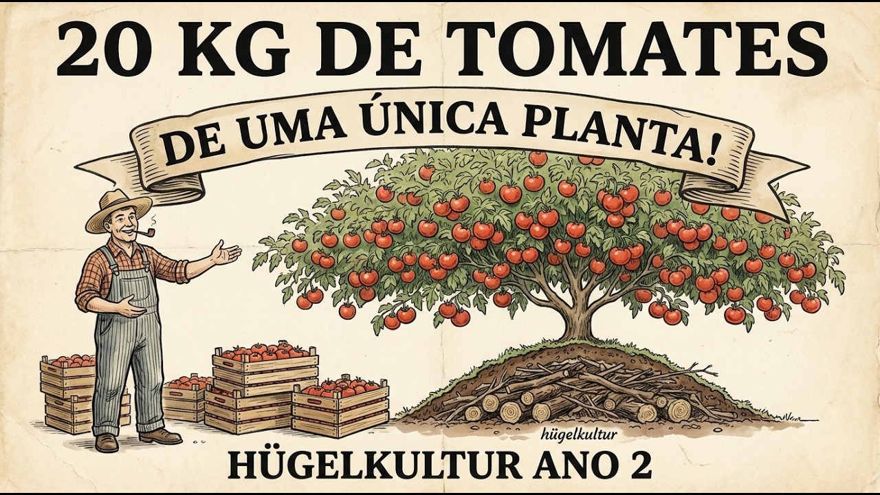 Chega de canteiros elevados! Este método de 300 anos produz 3× mais comida (SEM regar!)