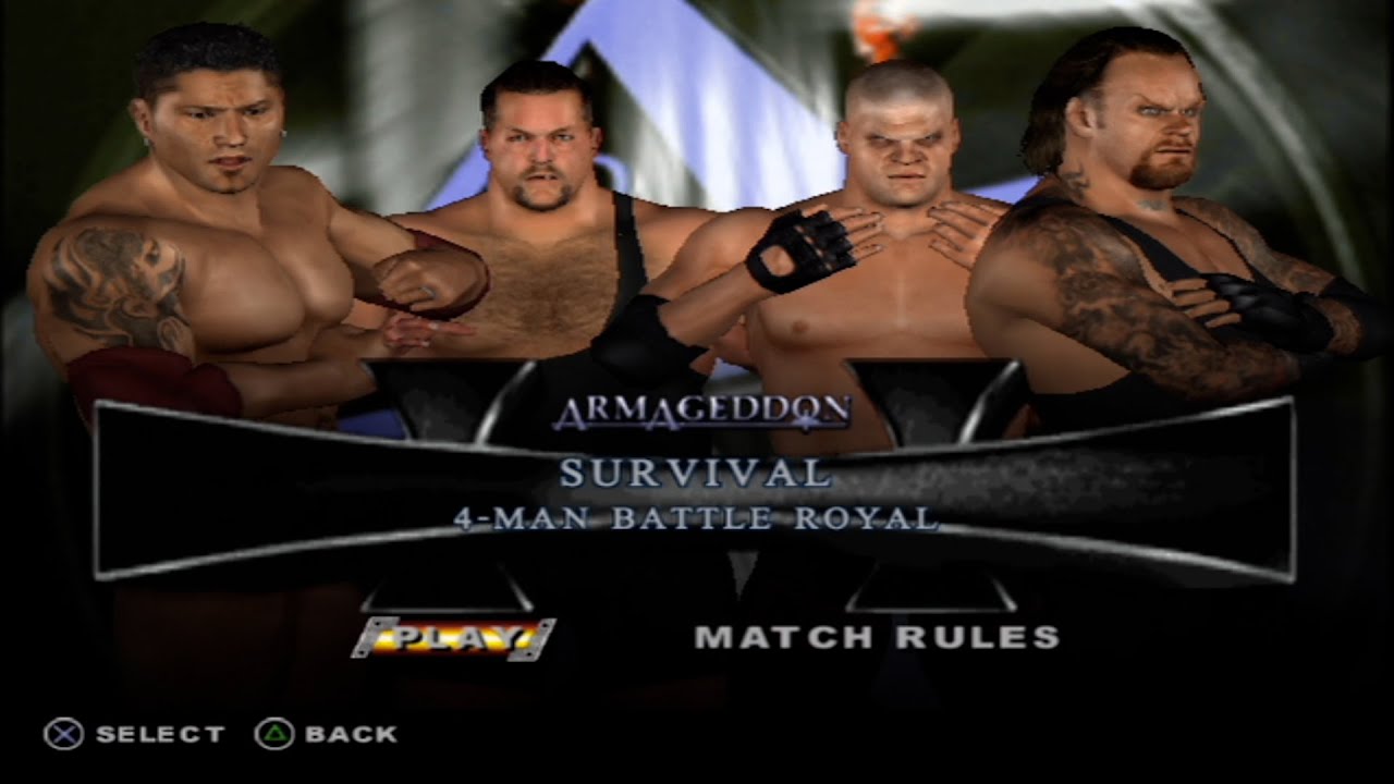 WWE SmackDown! vs. Raw - Batista,BigShow,Kane,Undertaker (SURVIVAL)
