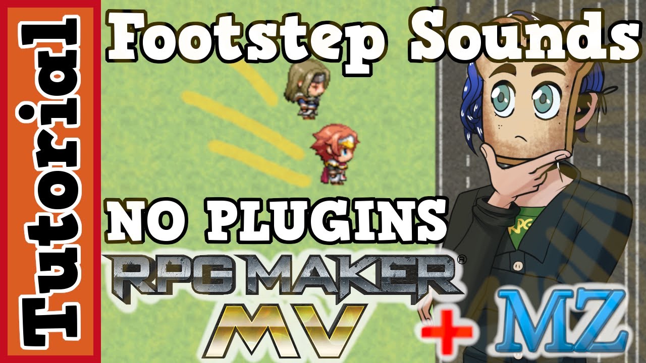 Footstep Sounds in RPGMaker MV: NO PLUGINS Tutorial (Works in RPGMaker MZ!)