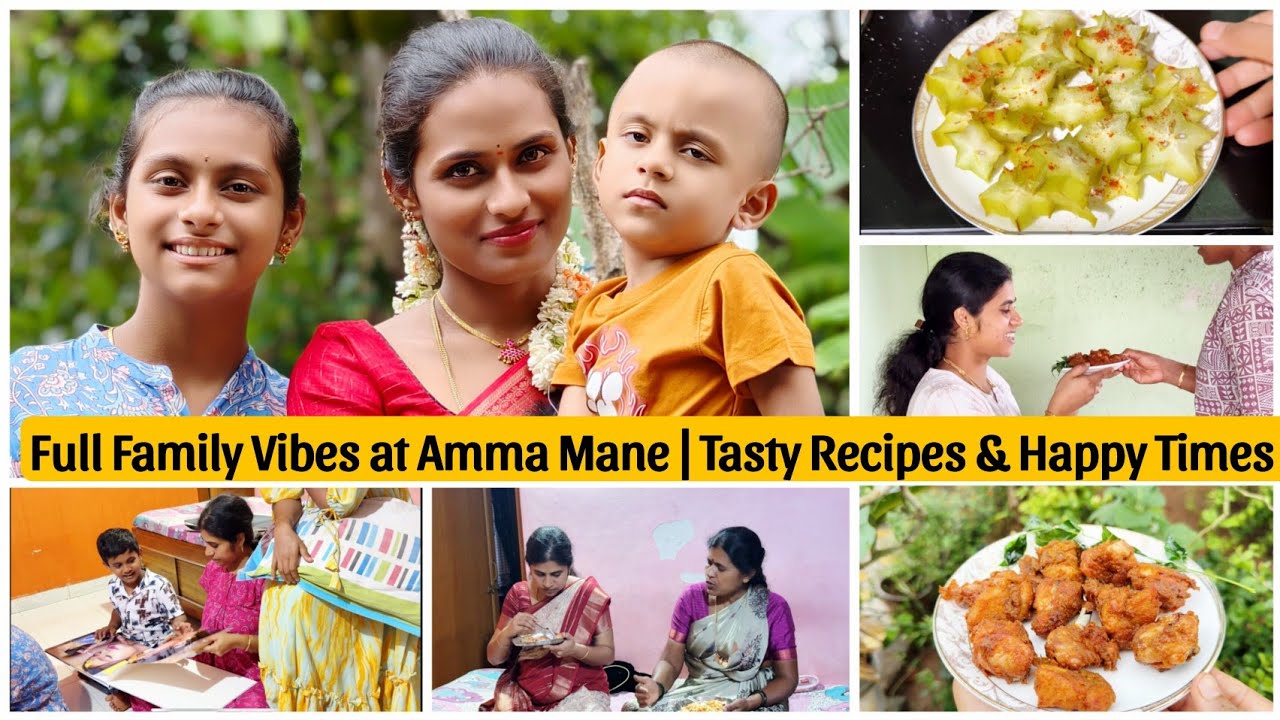 💫Can a Simple Day Be This Beautiful?✨ Amma Mane‍❤️‍‍‍Family Bonding ‍‍‍& Soulful Cooking ‍🍲 #recipe