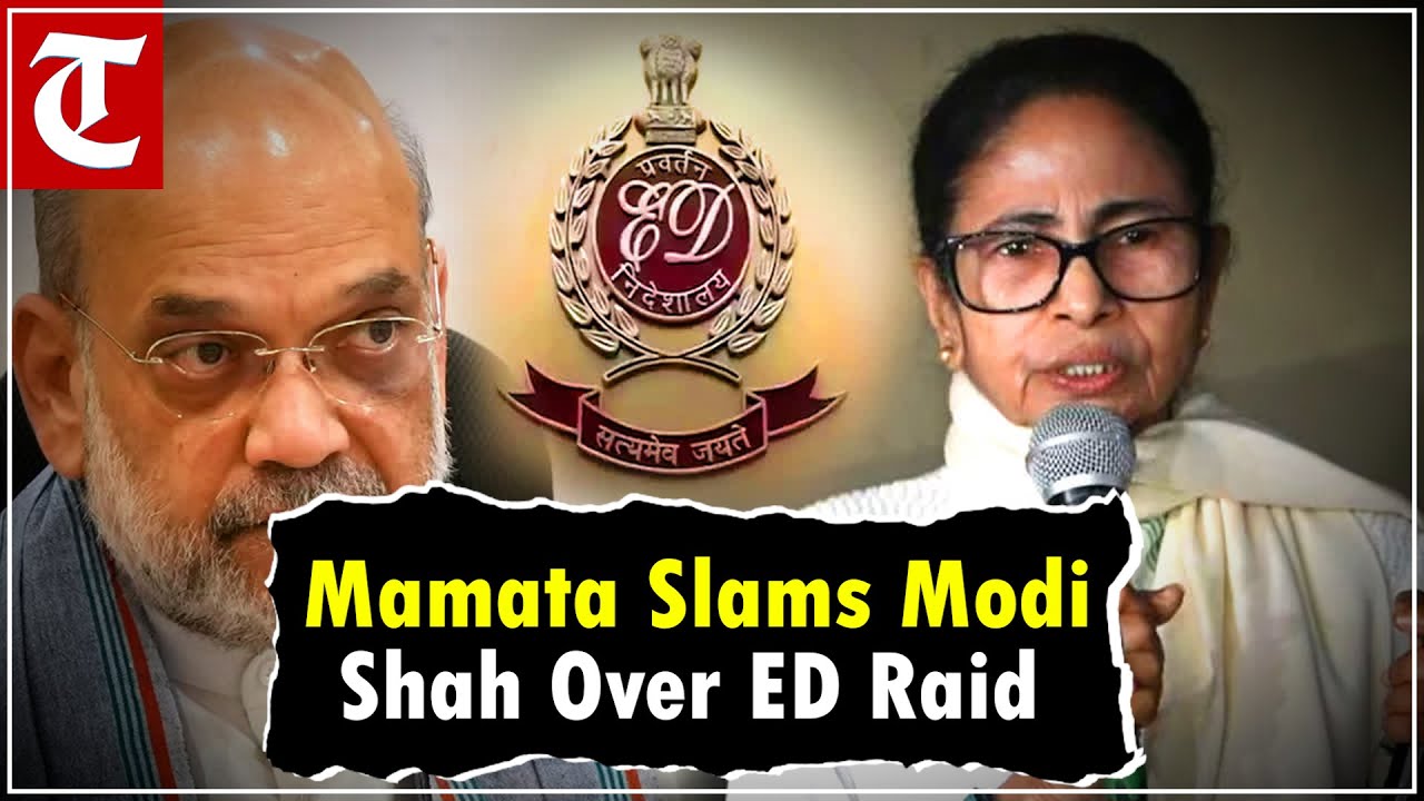 Mamata Banerjee Slams PM Modi, Amit Shah Over ED Raid at I-PAC Kolkata