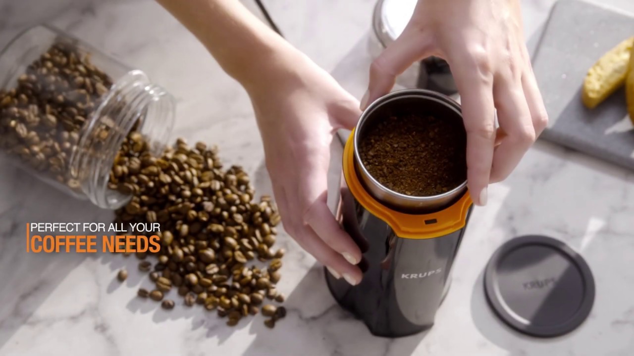 Krups Silent Vortex 3-in-1 Coffee, Spice and Herb Grinder