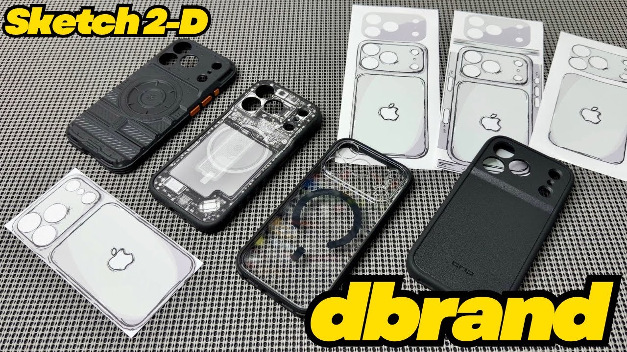 Обновления чехлов DBRAND и новые 2D-скины для iPhone 17 Pro!