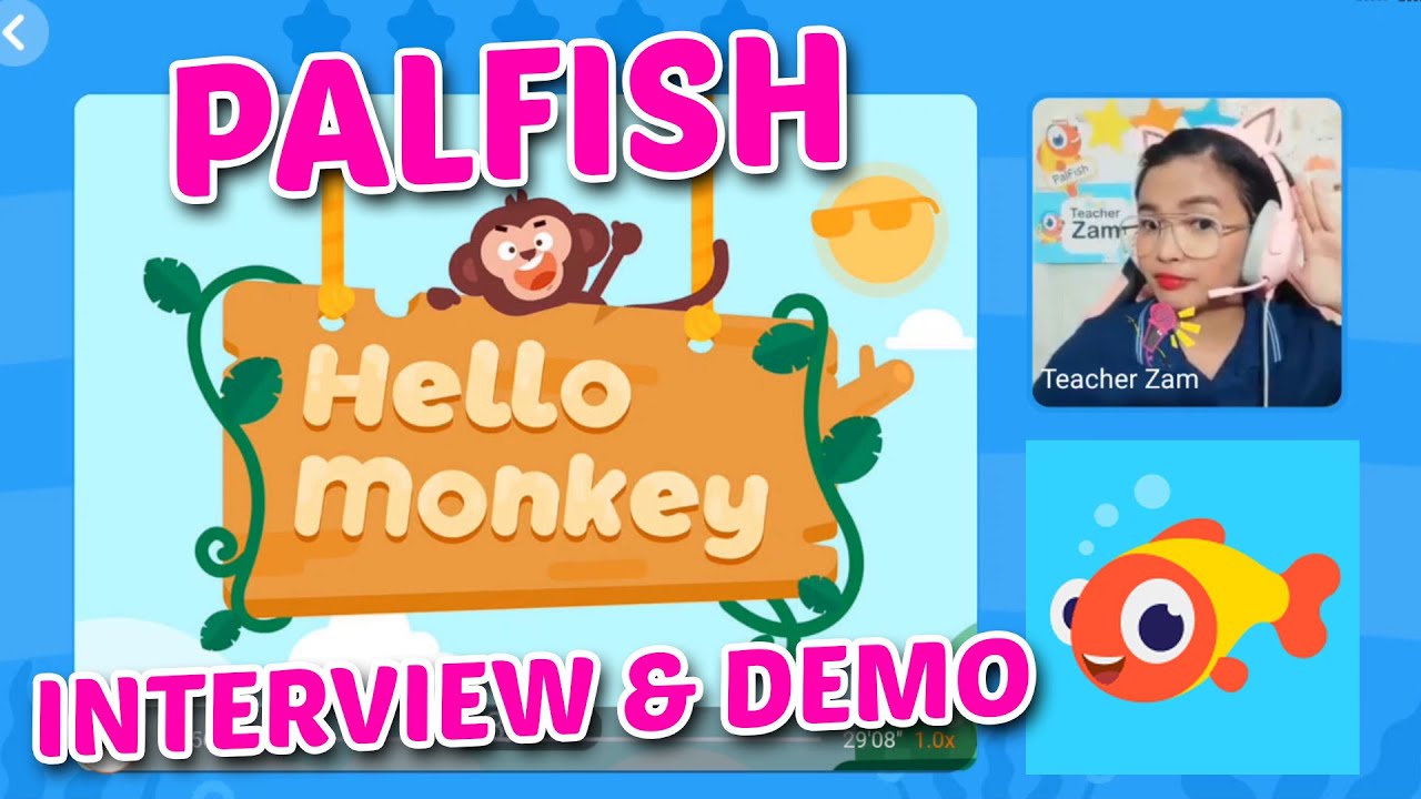 PALFISH INTERVIEW 2021 | DEMO LESSON | HELLO MONKEY | I PASSED!!!