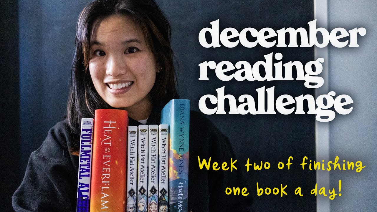 Can I Finish a Book Every Day? | Week 2 Manga and Fantasy Reading Vlog