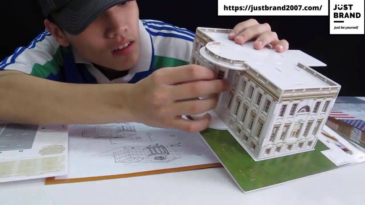 64PCS 3D Puzzle   World's Great Architechure Series  The White House Washington DC