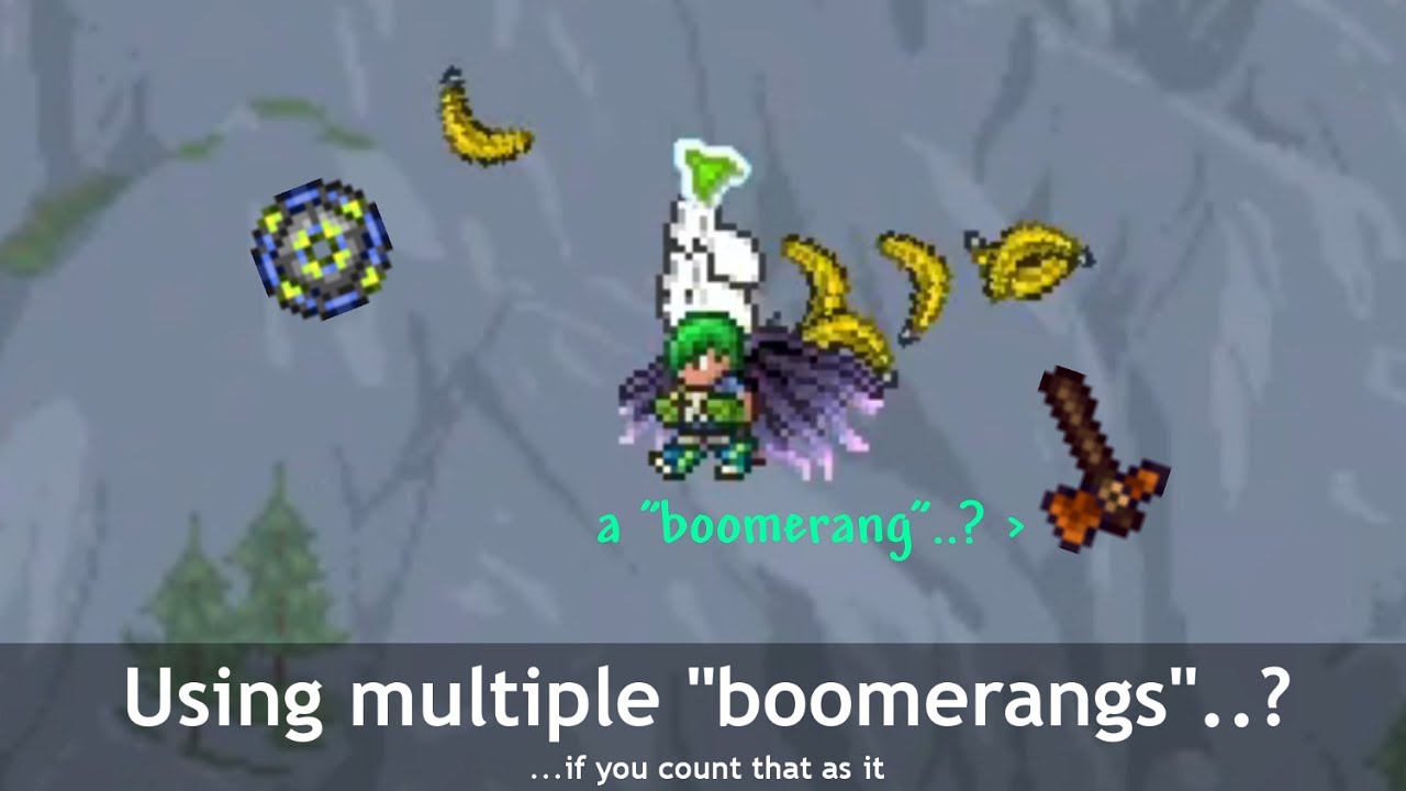 Terraria weapons that CAN be stacked ─ are those boomerangs useful..?