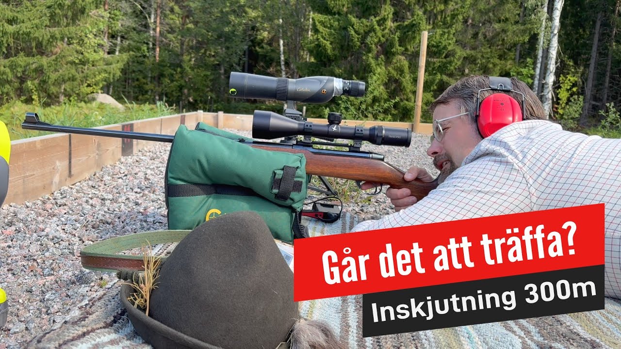 Skjuta in på längre avstånd - 200 och 300 meter