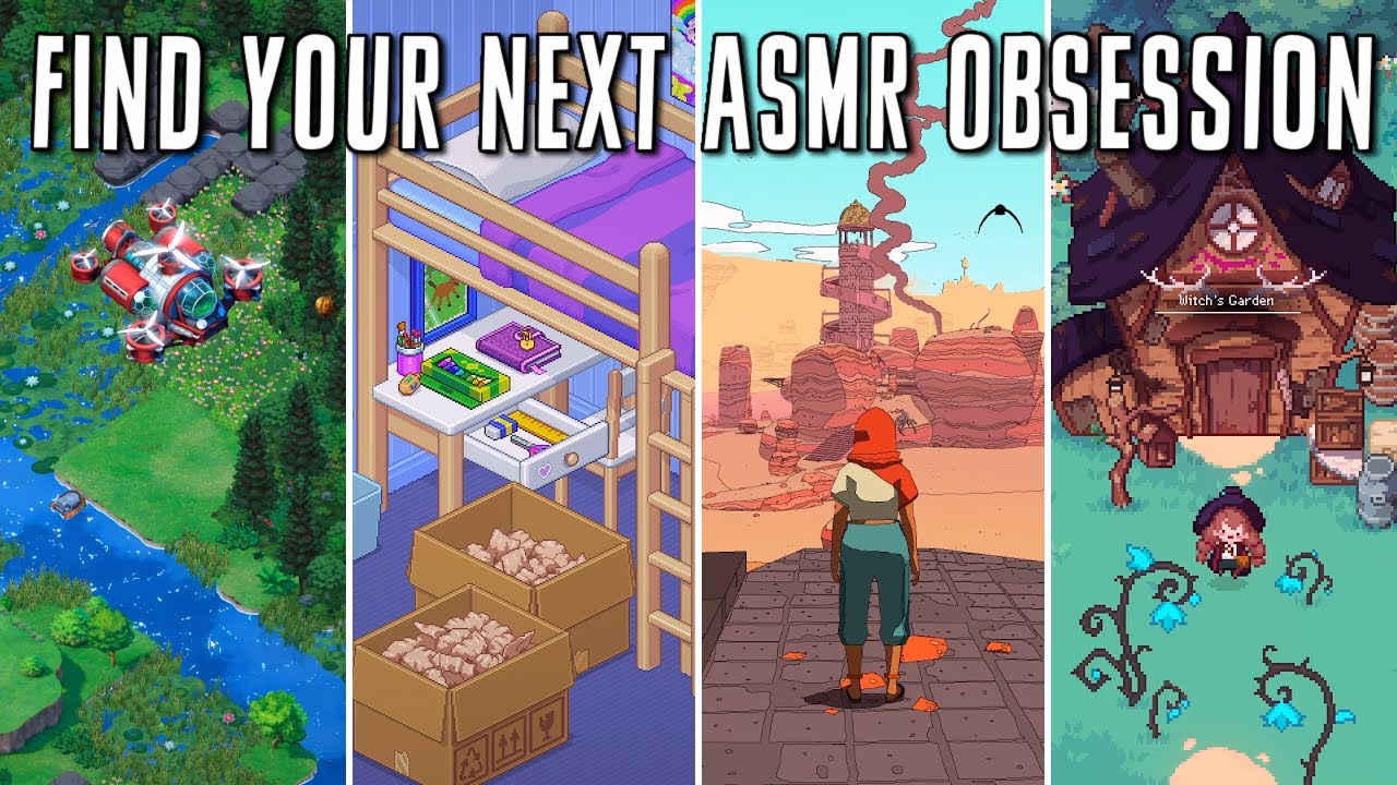 ASMR | 4 relaxing new games you'll fall in love with 😍 Two hours of whispers