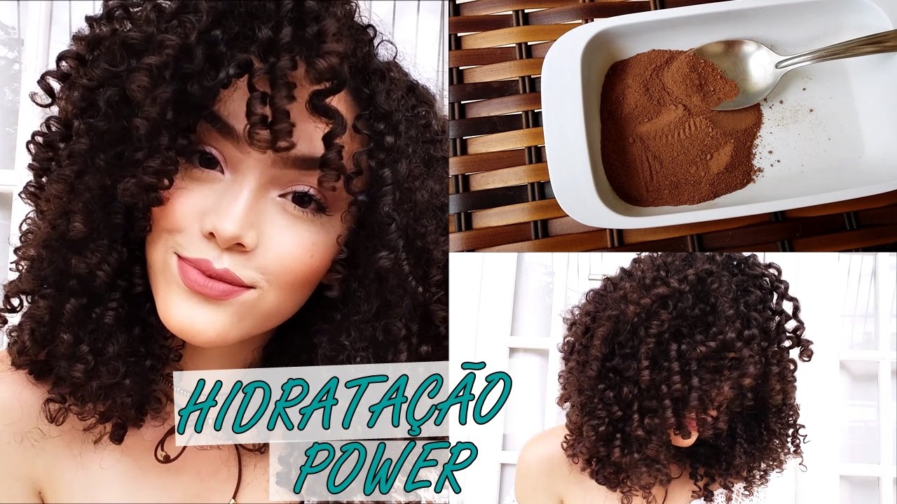 HIDRATAÇÃO CASEIRA DE CHOCOLATE (CACHOS MUITO MACIOS E DEFINIDOS)
