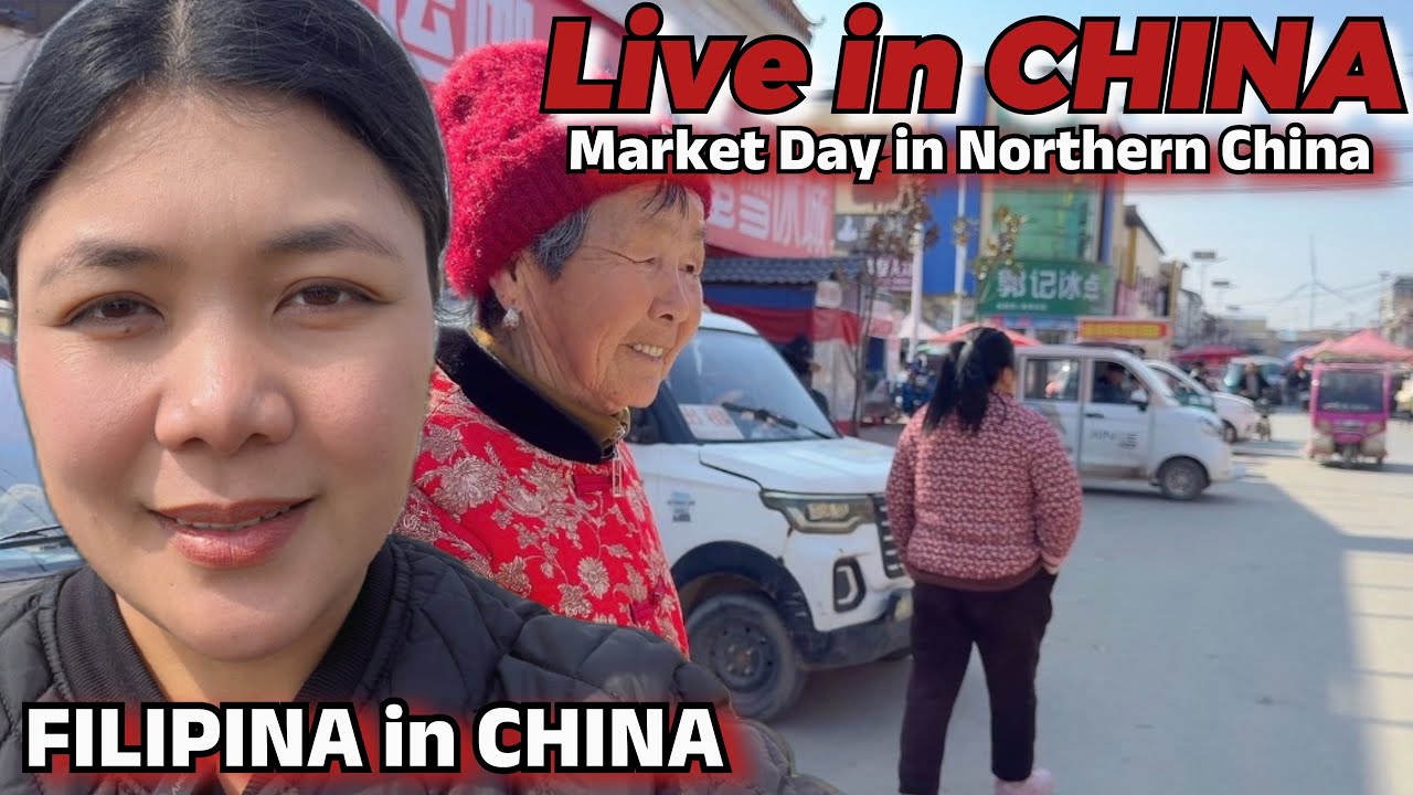 Ate Clydee life in China is live! In Northern Rural Market with Grandma