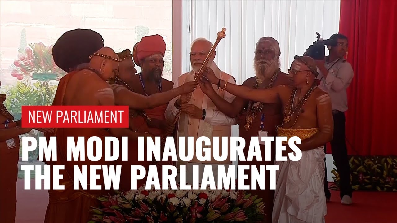Grand Inauguration Of the New Parliament, PM Modi Performs Puja To Inaugurate The New Parliament