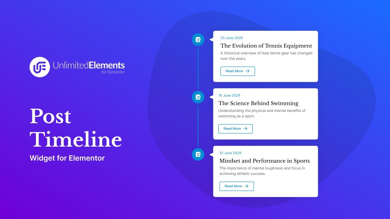 Post Timeline Widget for Elementor