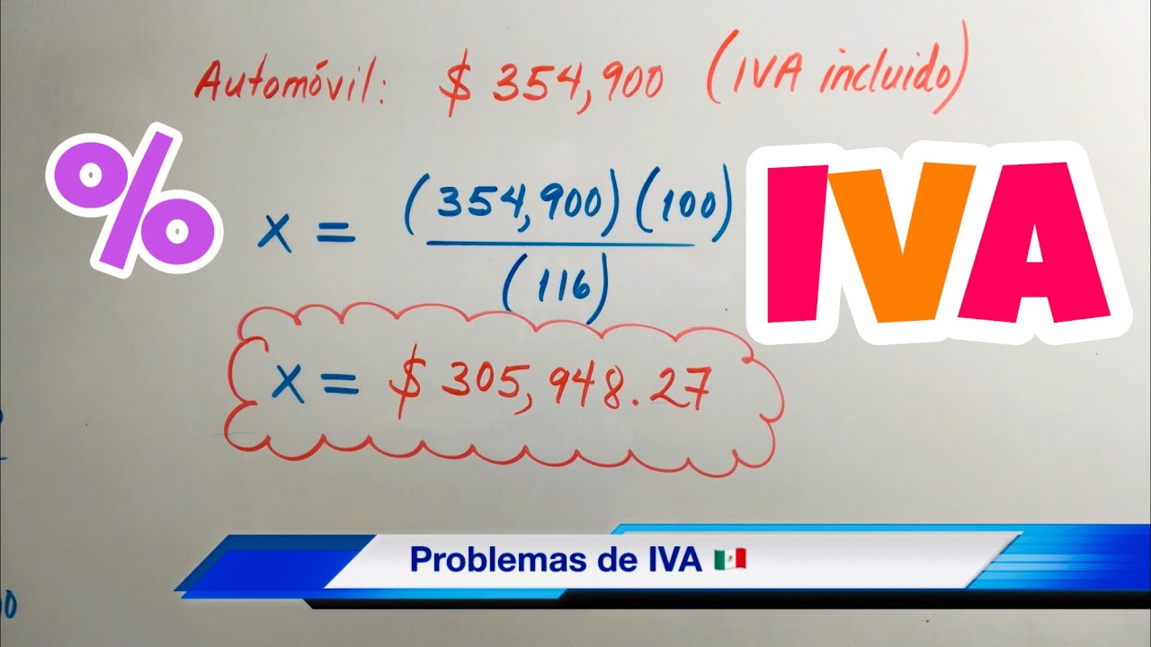 C&oacute;mo CALCULAR el IVA, ejemplos bien f&aacute;ciles paso a paso!