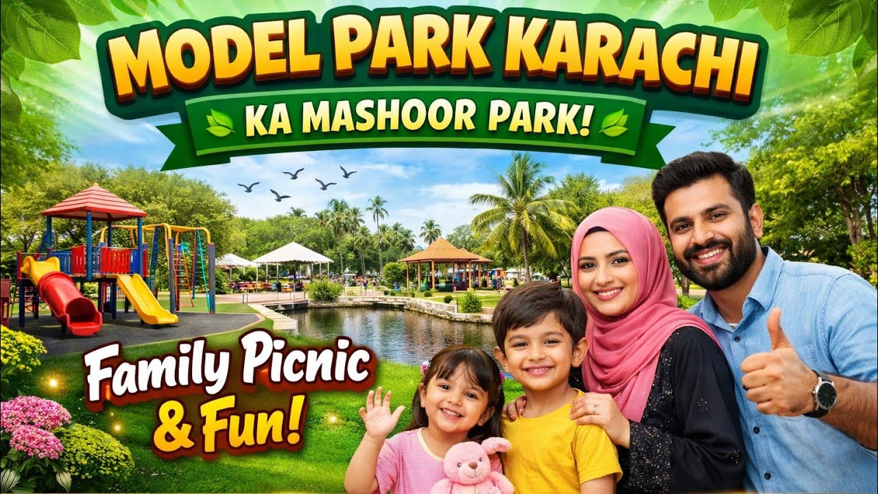 Model Park Karachi Ka Mashoor Park 🌳 | Family Picnic Vlog | Aaj Ka Din Model Park Mein