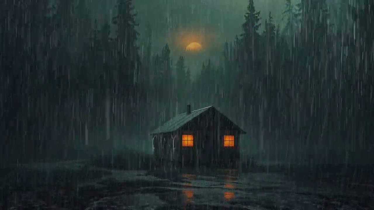 ASMR Stormy Rain Sleep | Heavy Rainstorm Sounds for Deep Relaxation and Peaceful Sleep
