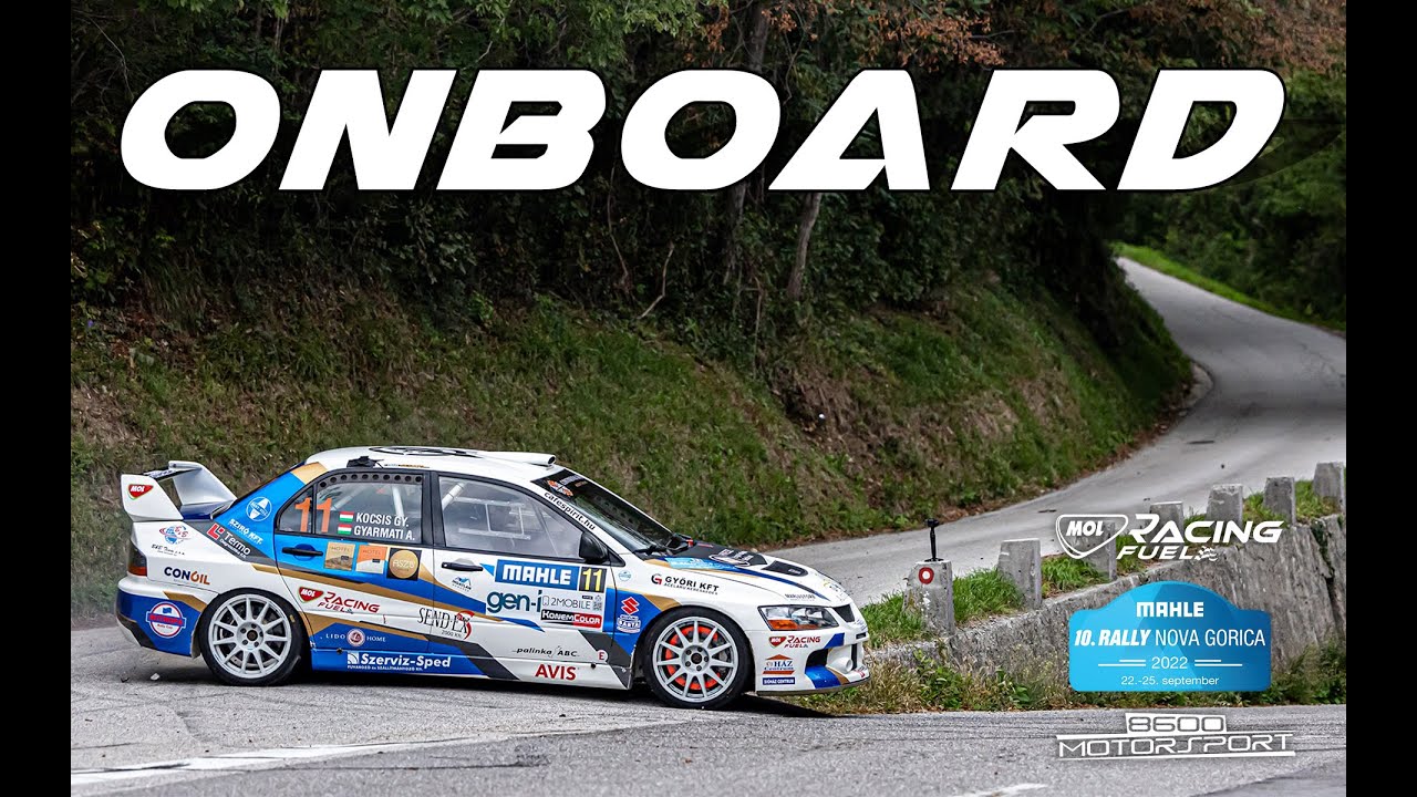 ONBOARD // Nova Gorica Rally 2022 - Nozno // Gyarmati Ariel - Kocsis György // Mitsubishi Lancer EVO