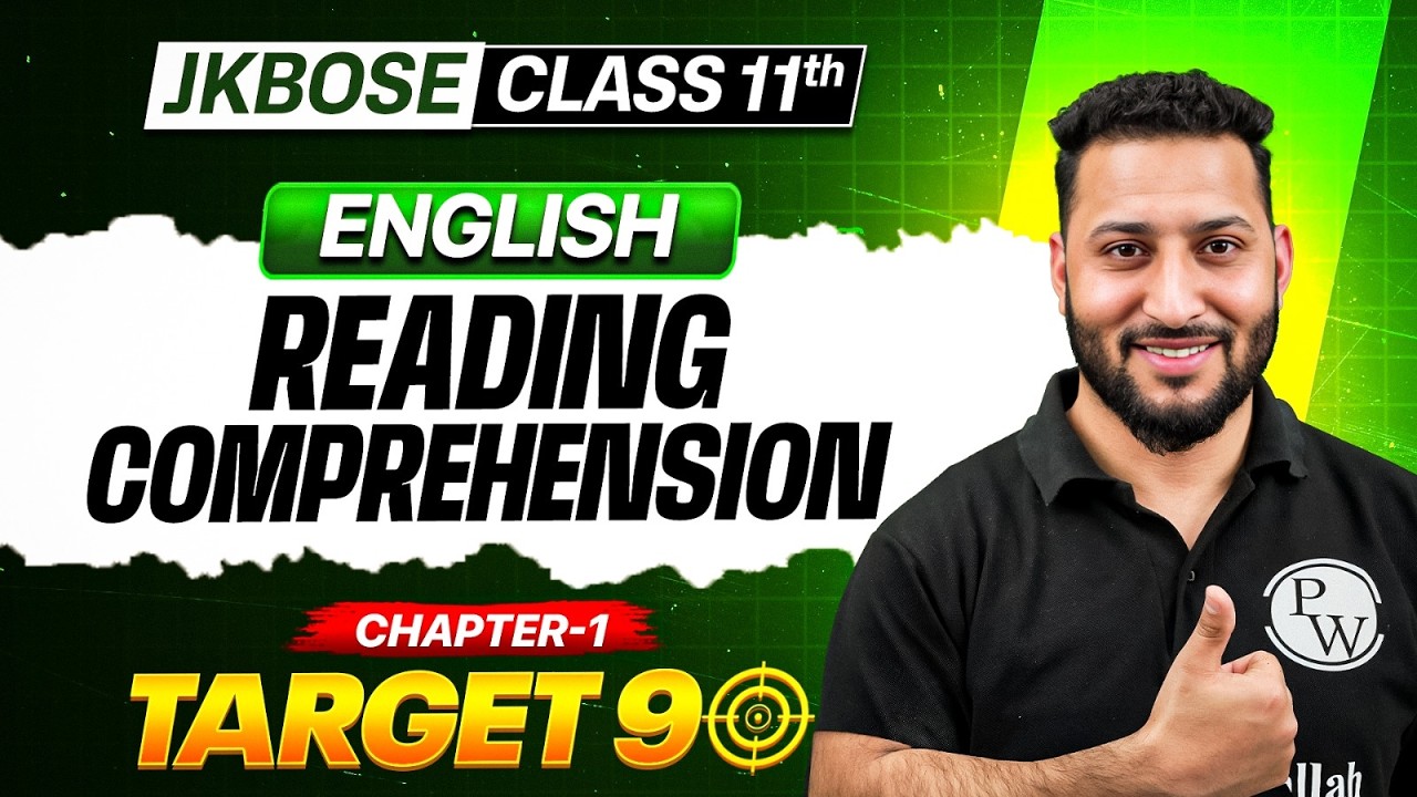 Target 90 🎯 | JKBOSE Class 11th English 🔥 | First Free Class | JKBOSE Wallah