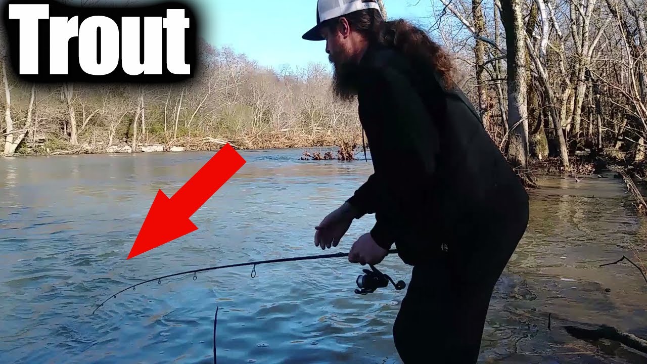 Testing PowerBait Trout Nibbles! Trout Fishing Video (Cell Phone)