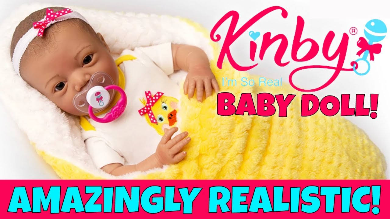 💖Kinby Doll! 🤗Ultra Realistic Baby Doll Made From 3D Scans Of A Real Baby!