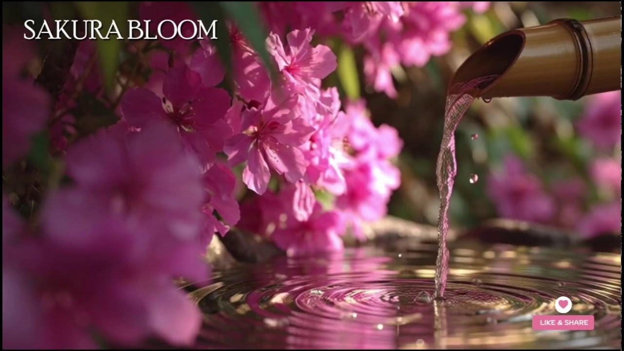 🔴 日本の静寂 – 桜ブルーム 癒しのアンビエントサウンドとキャンドルの光