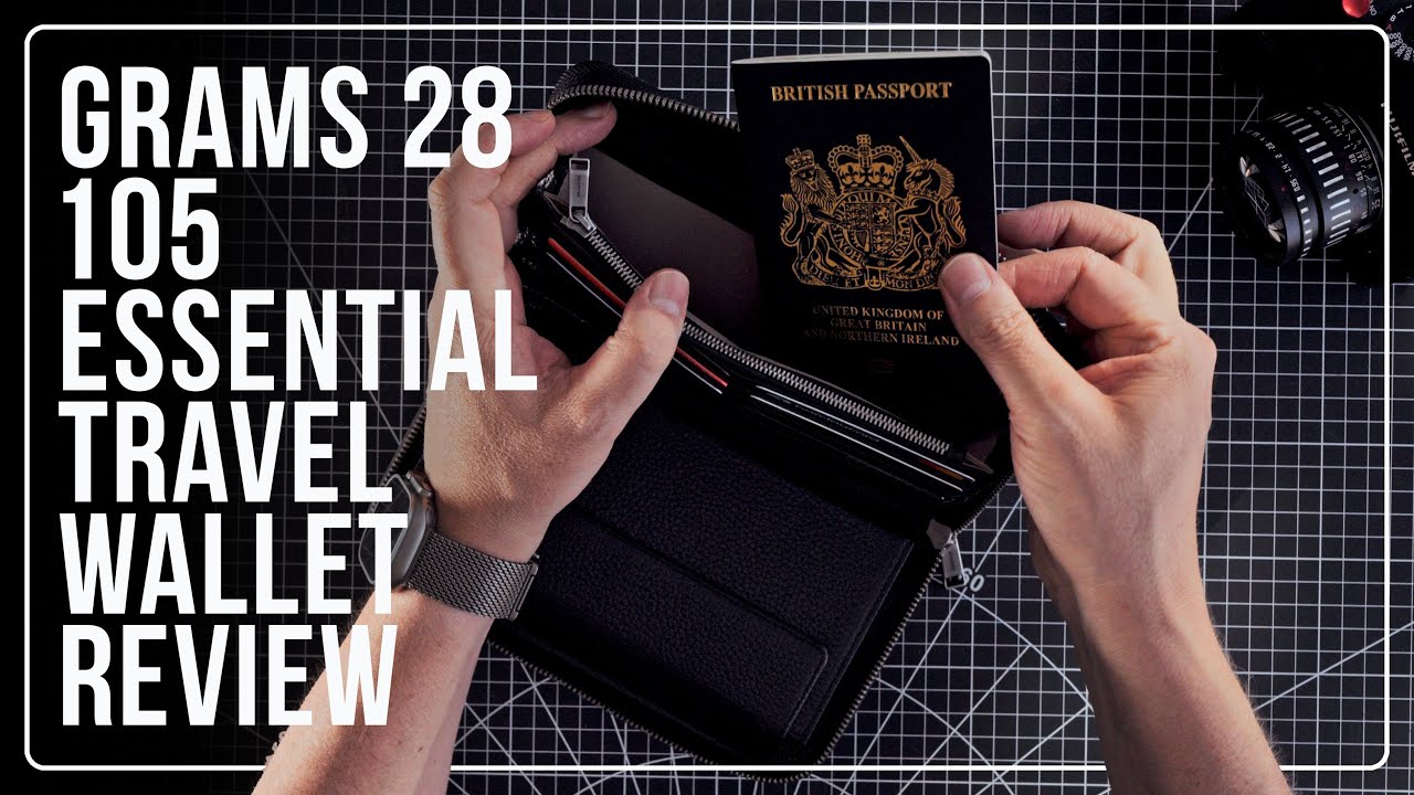 Best Travel Wallet - Grams 28 - 105 Essential Zip Wallet +20% OFF CODE