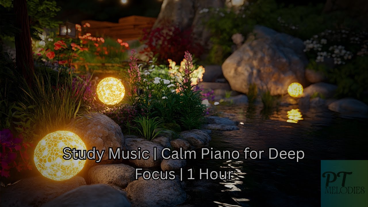 Study Music | Calm Piano for Deep Focus (1 Hour, No Lyrics)
