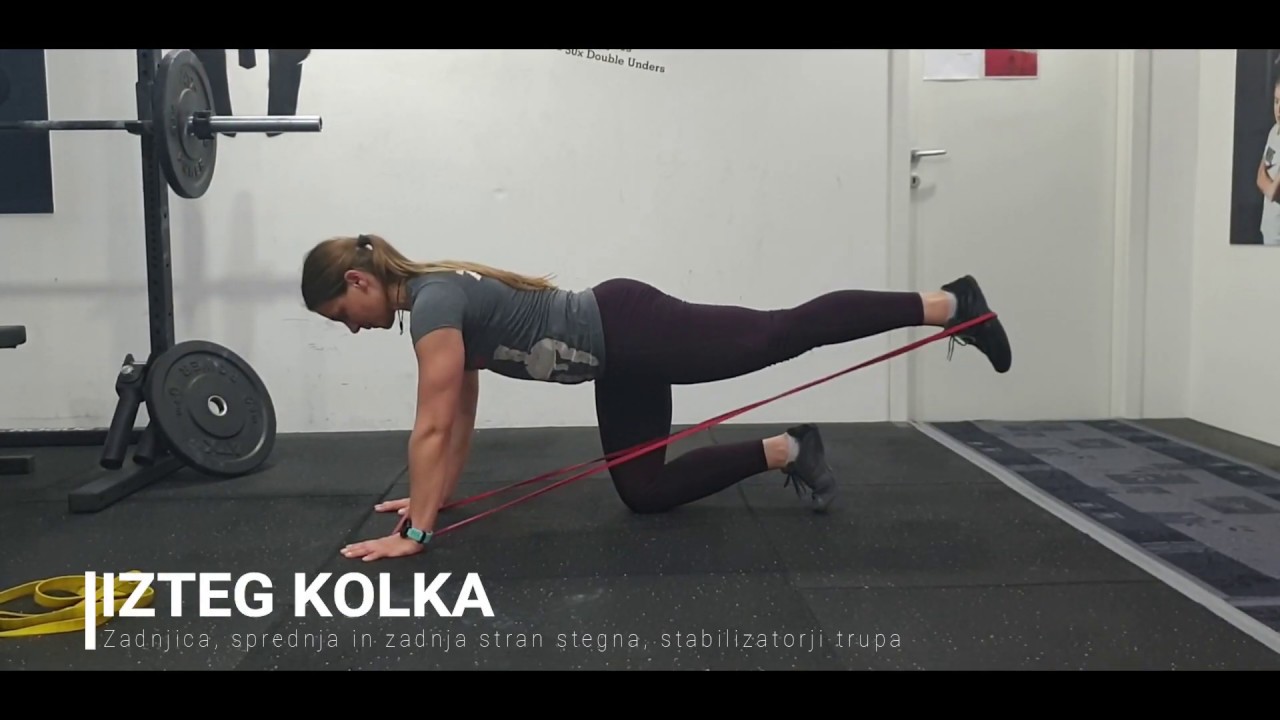 Domača telovadnica - Vaje z elastiko