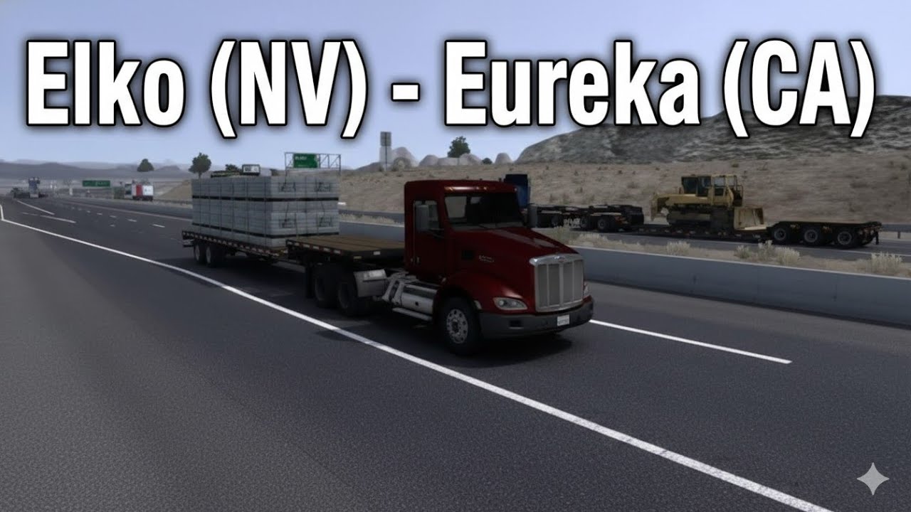 American Trcuck Simulator de Elko (NV) a Eureka (CA)