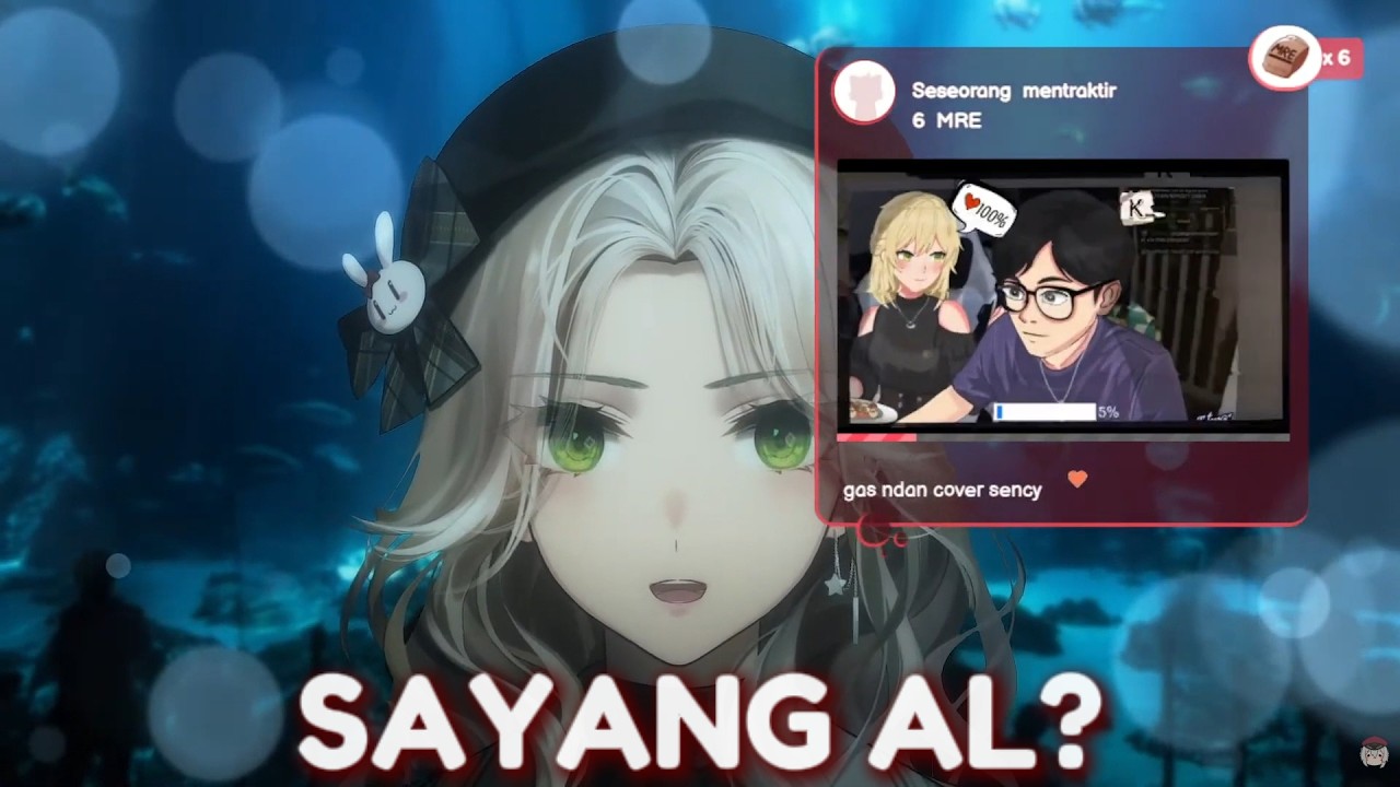Jadi via yang tergila-gila sama bang al ketika bang al mampir kestreamnya