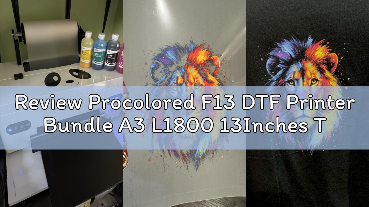 Review Procolored F13 DTF Printer Bundle A3 L1800 13Inches T Shirt Printing Machine With Curing Oven